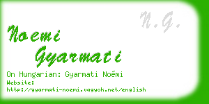 noemi gyarmati business card